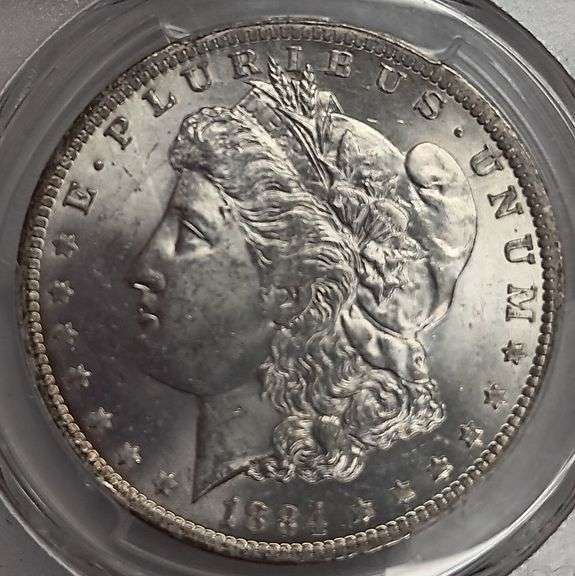 1884-O Morgan Silver Dollar, PCGS MS62