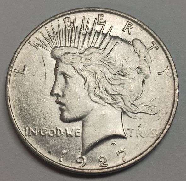 1927-D Peace Silver Dollar