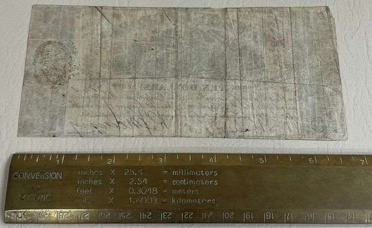 1864 State Of Georgia $10 Confederate Note