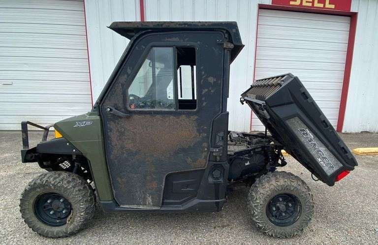 2013 Polaris Ranger 4x4 XP w/ Dump Bed, Runs & Drives But Will Need Repair, Good Title