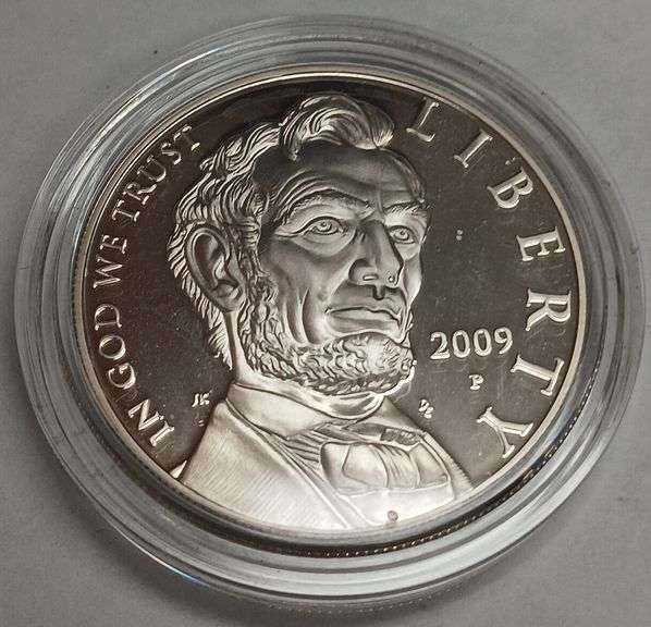 2009-P Abraham Lincoln Commemorative Silver Dollar