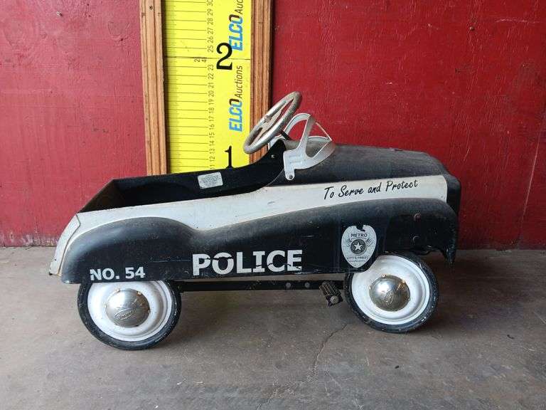 Vintage Instep Metro City Police No. 54 Pedal Car