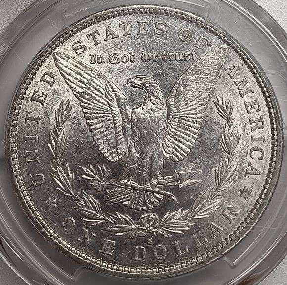 1890-S Morgan Silver Dollar, PCGS AU55