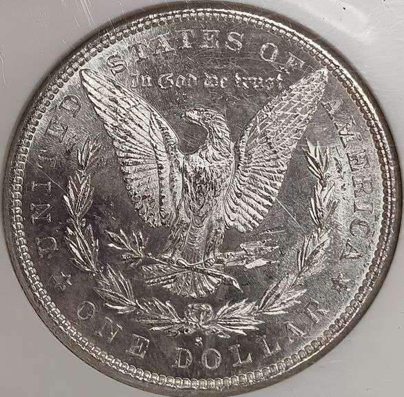 1881-S Morgan Silver Dollar, NGC MS63