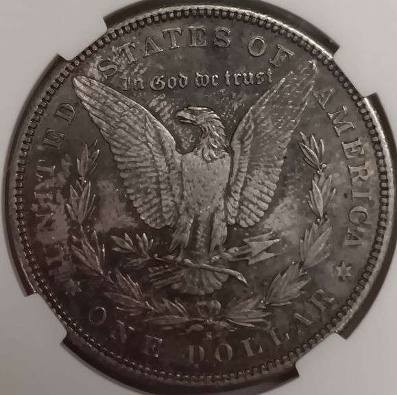 1881-S Morgan Silver Dollar, PGA MS64