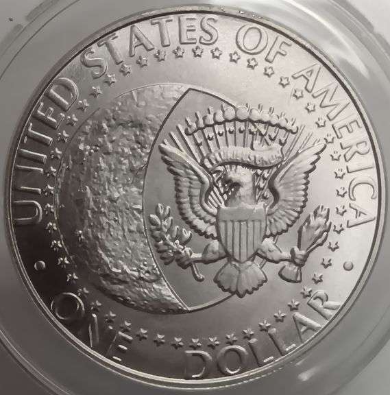 1963-P Kennedy Silver Dollar, ANACS-MS69