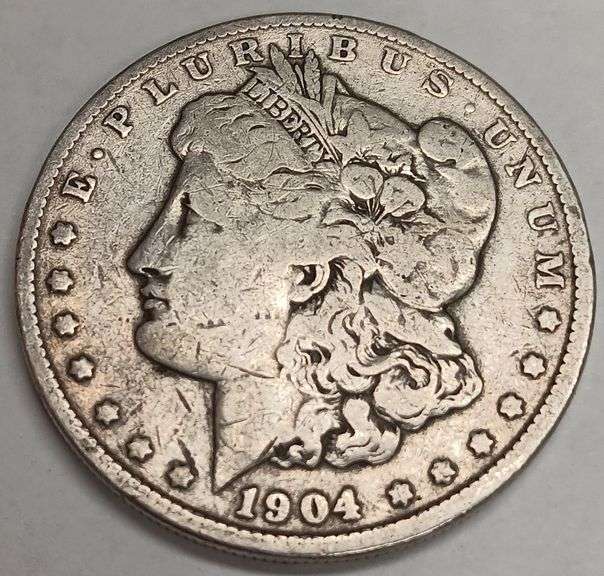 1904-P Morgan Silver Dollar