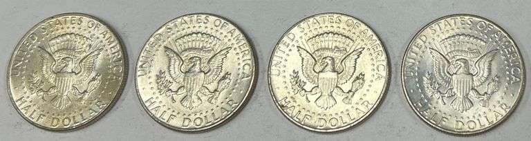 (4) 1964 Kennedy Half Dollars, 4 times the money
