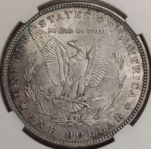 1881-P Morgan Silver Dollar, PGA MS63