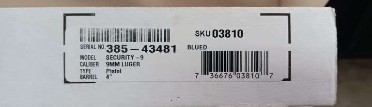 Ruger Security-9 9mm Luger In Original Box Comes w/ 1 Extra Magazine
