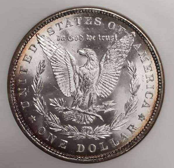 1887-P Morgan Silver Dollar, NGCA MS63
