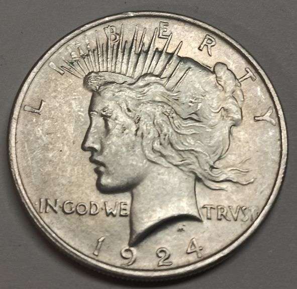 1924-P Peace Silver Dollar
