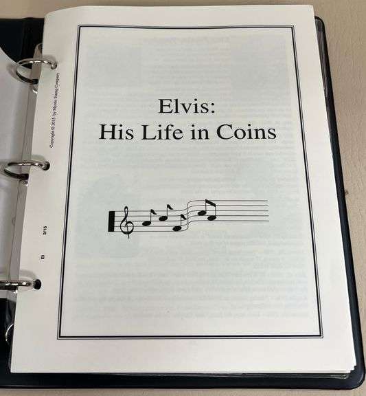 Elvis Presley Coin Collection, 58 Half Dollar Coins Total