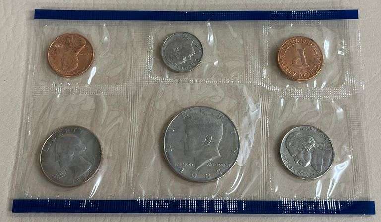 1987 United States Mint Uncirculated Coin Set