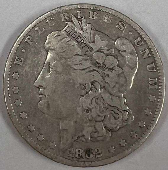 1882-P Morgan Silver Dollar
