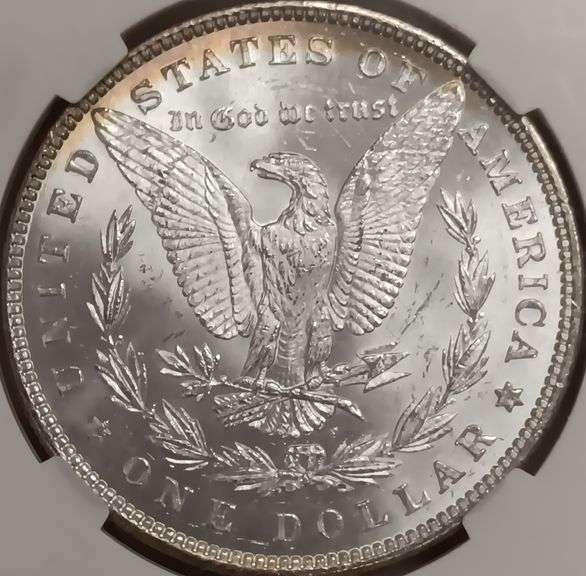 1882-P Morgan Silver Dollar, PGA MS63