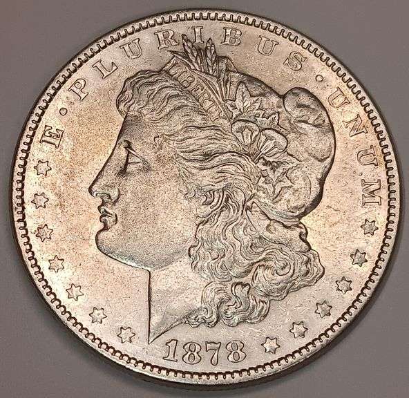 1878-P Morgan Silver Dollar w/ COA