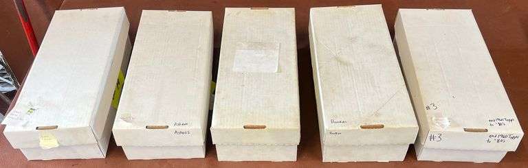 (5) Boxes of Thousands of Misc. Sports Cards