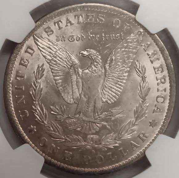 1884-O Morgan Silver Dollar, NGC MS63