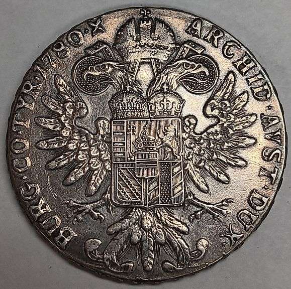 1780 Austrian Maria Theresa Thaler Coin