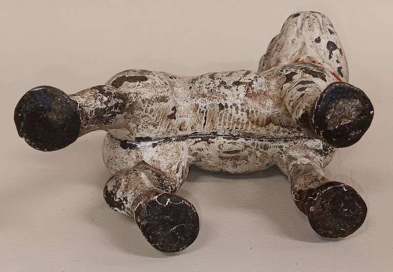Vintage Cast Iron Bull Dog, 5"Lx4-3/4"T