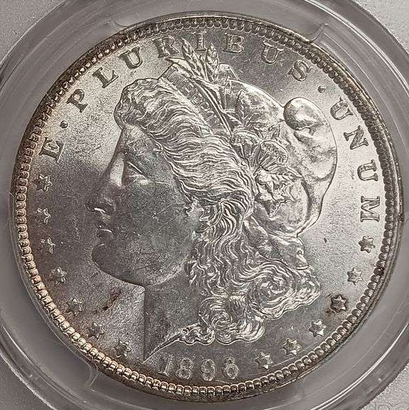 1896-P Morgan Silver Dollar, PCGS MS62