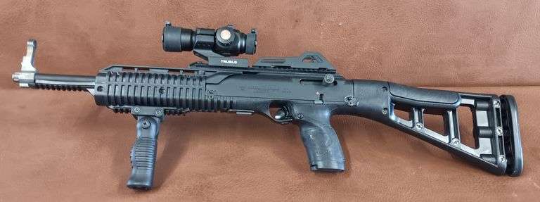 Hi-Point Model 995 9mmx19 Rifle w/ Truglo 3 Color Dot Sight(Red, Blue & Green)
