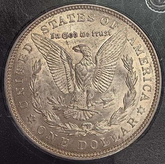 1921-P Morgan Silver Dollar, Graded Very Good Condition By Bradford Exchange