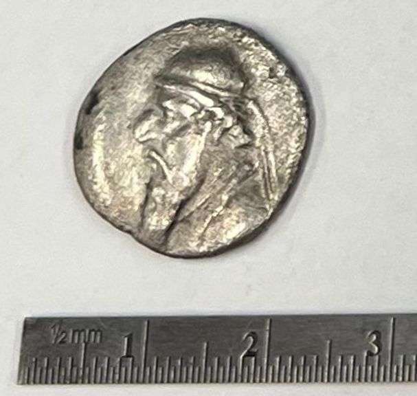 123-88 B.C. Parthia Mithradates II Silver Coin