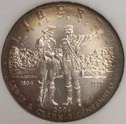 2004-P Lewis & Clark Bicentennial Commemorative Silver Dollar, PCI MS70