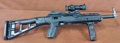 Hi-Point Model 995 9mmx19 Rifle w/ Truglo 3 Color Dot Sight(Red, Blue & Green)