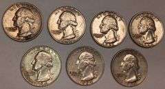 (7) Washington Quarters, 7 times the money