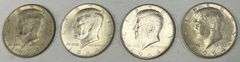 (4) 1964 Kennedy Half Dollars, 4 times the money