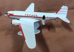 (2) Wings of Texaco "Gooney Bird" Douglas DC-3C Die Cast Airplanes, Both In Original Boxes, 2 times the money