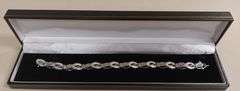 Infinity Style Tennis Bracelet