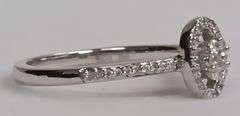 Sterling Silver Diamond Estate Ring