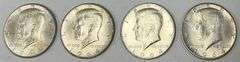 (4) 1964 Kennedy Half Dollars, 4 times the money