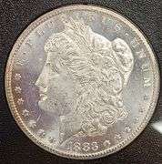 1883-CC Morgan Silver Dollar