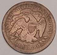 1876-S Sitting Liberty Quarter