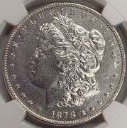 1878-S Morgan Silver Dollar, NGC Harshly Cleaned