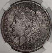 1881-S Morgan Silver Dollar, PGA MS64