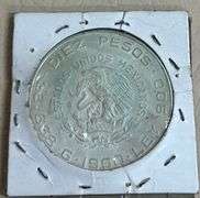 Mexican 1960 War of Independence Silver 10 Pesos, .900 Silver Content