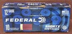 10rd Box of Federal 12g Shorty 1-3/4" Shotgun Shells