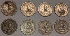 (8) Washington Quarters, 8 times the money
