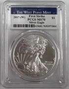 2017-W $1 Silver Eagle, PCGS MS70