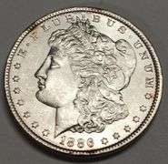 1886-P Morgan Silver Dollar