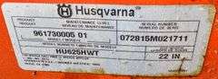Husqvarna HU 625HWT Weed Eater, Does Work