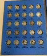 Whitman Folder of Roosevelt Dimes Starting at 1946, 52 Coins Total