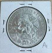 1968 Mexican XIX Olympic Game Silver 25 Pesos Coin, .72 Silver Content