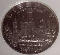 1996-P Smithsonian Silver Dollar, NGC PF69